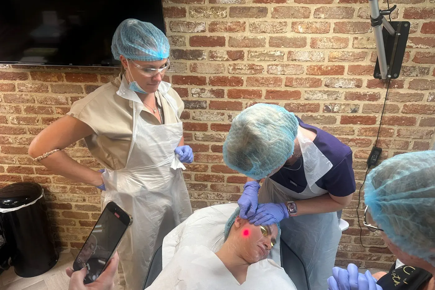 A training session at Matrix Aesthetics Academy